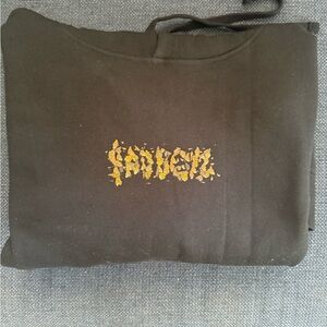 Anti Social Social Club Butterfly Hoodie (Black/Yellow Monarch) BNWT